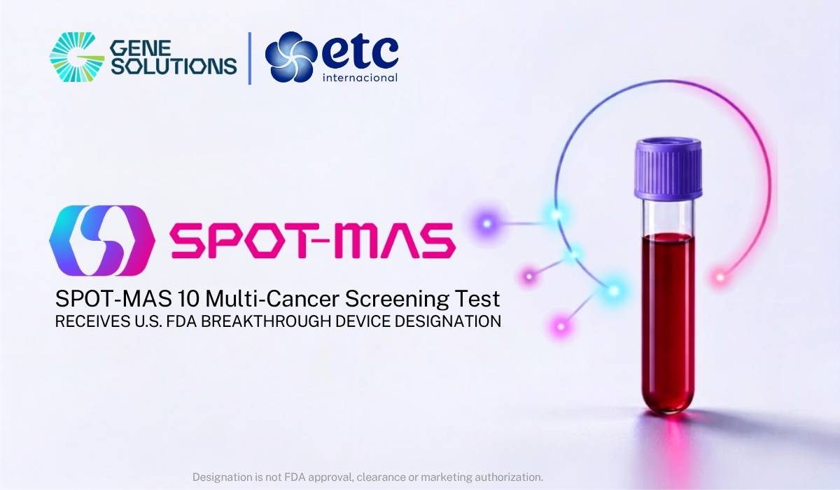 SPOT-MAS® 10 recibe la designación FDA Breakthrough Device: un nuevo avance para la detección temprana del cáncer