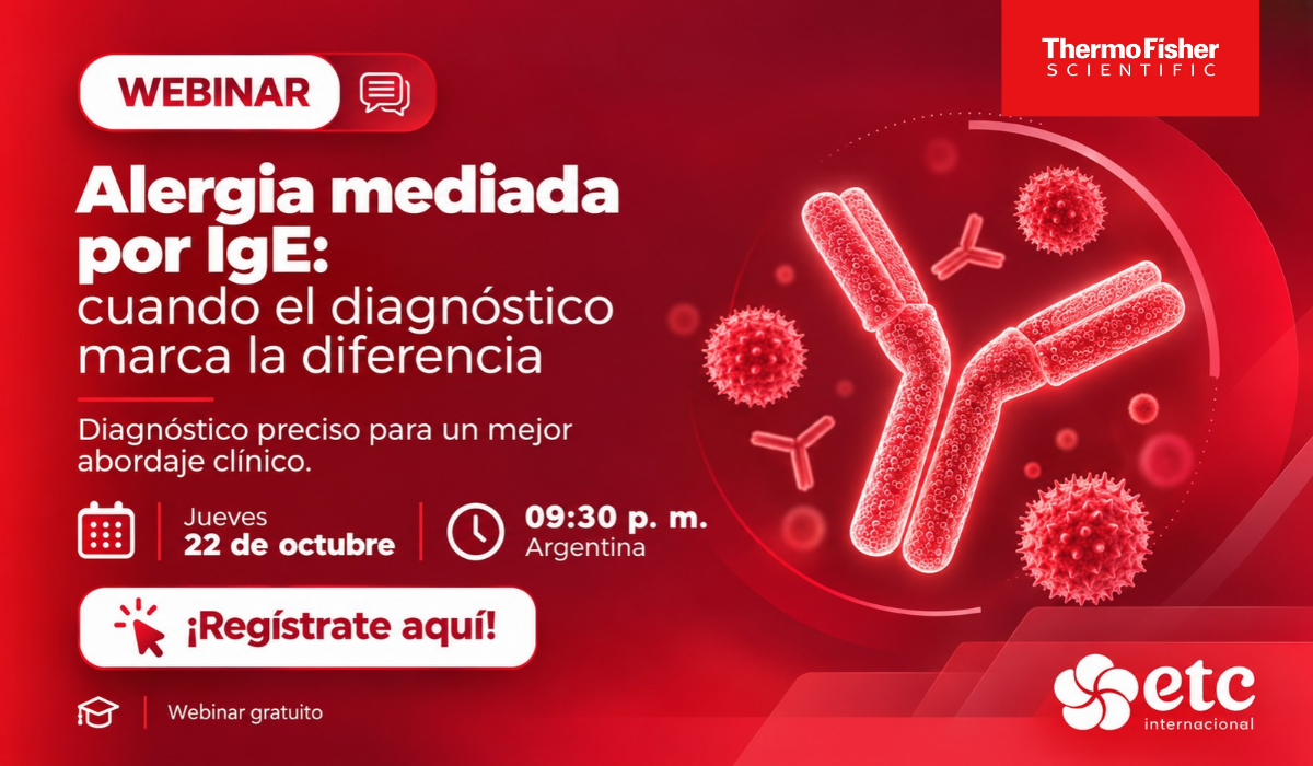 Webinar | Alergia mediada por IgE: cuando el diagnóstico marca la diferencia