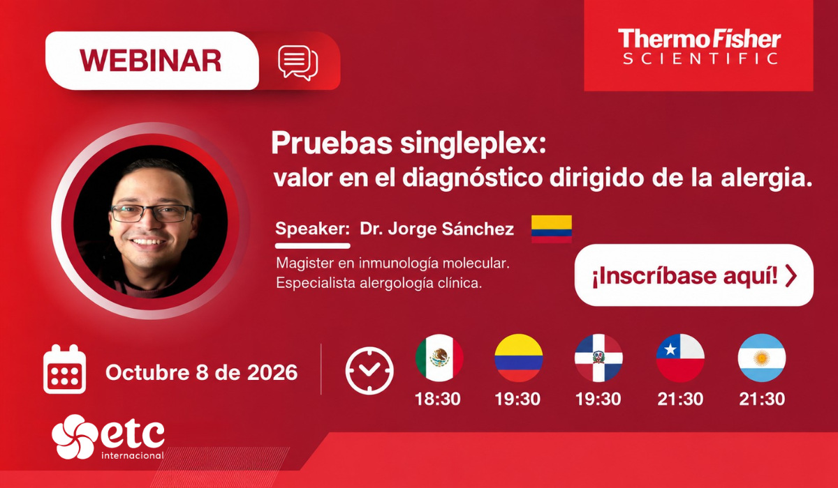 Webinar | Pruebas singleplex: valor en el diagnóstico dirigido de la alergia